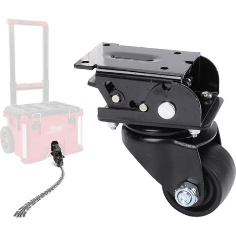 Roue avant pour coffre à outils roulant Packout, capacité de 200 lb, construction en acier (1/5)