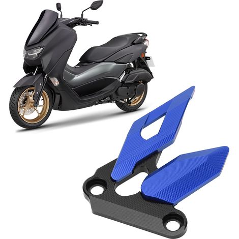 Cache-étrier de frein avant pour moto, cache-pompe de frein à disque, compatible avec Yamaha NMAX125, NMAX155 et NMAX150 (bleu) (1/5)