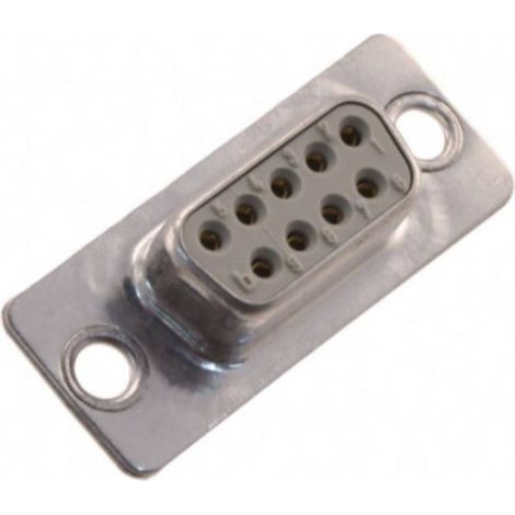 Embase SUB-D femelle 9 pôles HARTING 09670094704 180 ° fût à souder 1 pc(s) D66002 (1/3)