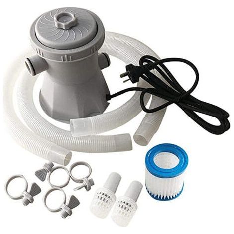 Pompe de Filtration de Piscine 220 V avec élément filtrant, 330 Gal Pompe de Piscine électrique circulant de l'eau de Nettoyage Outil adapté à la Circulation d'eau Chaude (1/5)