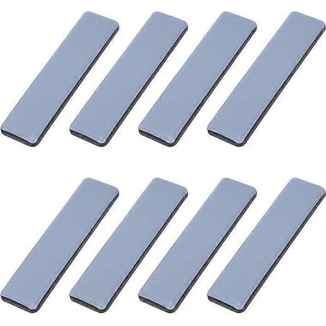 8Pc Furniture Glides Rectangle Furniture Sliders 25mm x 100mm Self Adhesive Furniture Moving Slider (1/5)