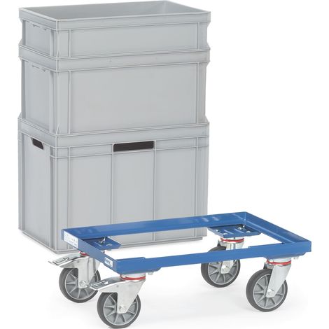 Fetra Eurokasten-Roller offener Rahmen für 800x600 mm Eurokästen (1/2)