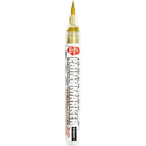 Wasserfeste Grabsteinstifte – Permanentmarker für Steindenkmäler, wetterbeständige Goldtinte, ideal für Gedenkstätten und künstlerische Kreationen. (1/5)