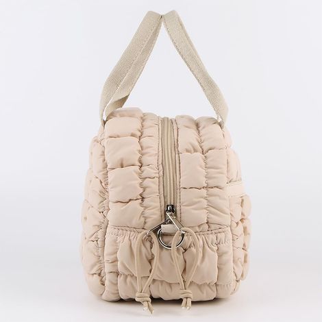 Sac isotherme matelassé pour femme, avec poche avant et pochette à goûter. (1/5)