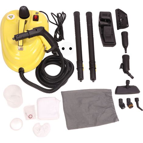 Nettoyeur Vapeur 2000W Portable Haute Température Pression Électrique, Machine à Vapeur 2L, Prise UE 220-240V, Kit Accessoires (1/5)