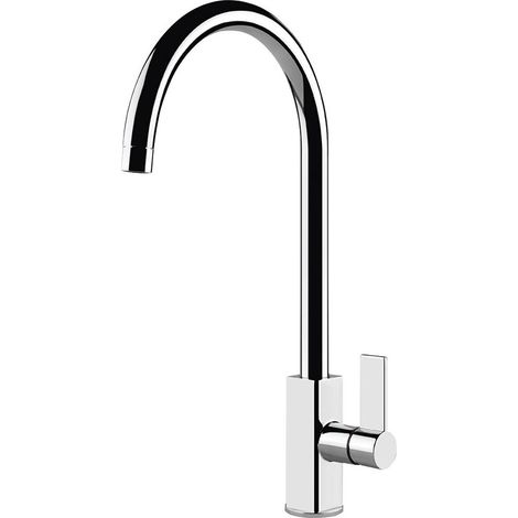 Smeg MRMG3CR. Colore del prodotto: Cromo, Controllo del flusso d'acqua: Leva sanitaria, Numero di rubinetti/leve: Singolo. Altezza (max): 40,6 cm, Distanza diffusore dell'acqua e superficie di fiss... (1/2)