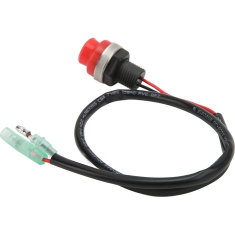 Interrupteur Start-Stop Moteur Hors-Bord Bateau 45cm Câble Poussoir Sans Clé Universel pour Bateaux Yachts Marine (1/5)