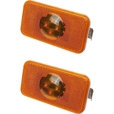 2 feux de position latéraux à LED ambre 24 V pour camions Volvo FM/FH (1/5)