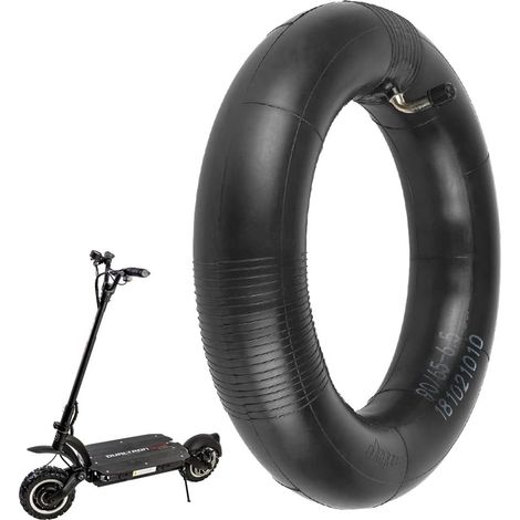 90/65-6.5 Chambre à Air Renforcée avec Valve Coudée 90° pour 11 Pouces Pneu Gonflable Off-Road, Slick et Road pour Zero 11X/Speedual Plus/Dualtron Ultra/Kaabo Trottinette électrique (1 Pièce) (1/5)