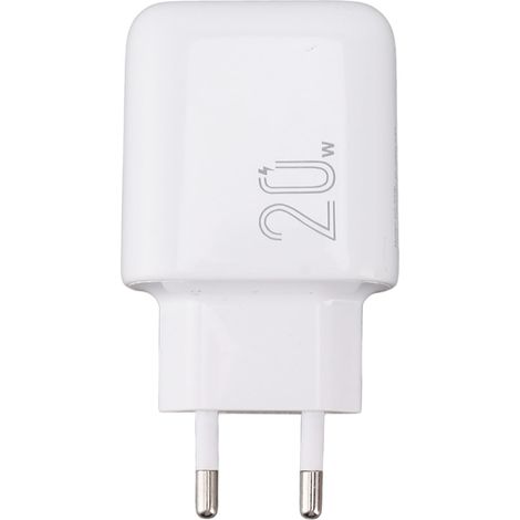 Chargeur mural 20W USB-C PD QC 3.0 double port prise secteur EU 100-240V pour smartphone adaptateur chargeur rapide (1/5)