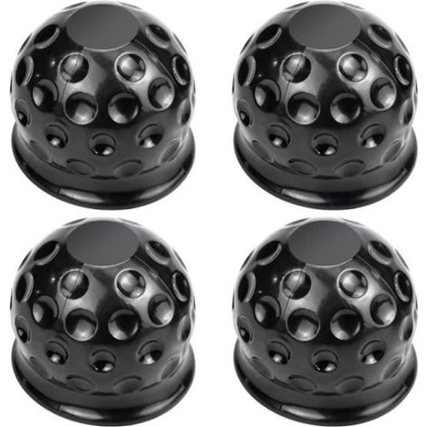 Cache Boule Attelage - 4Pcs - Protection - Caoutchouc - 50mm (1/4)