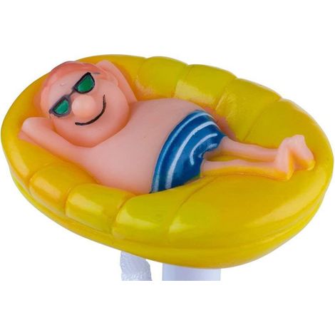 Lustiges schwimmendes Cartoon-Poolthermometer für Außen- und Innenpools, Spa-Bereiche und Teiche (1/5)