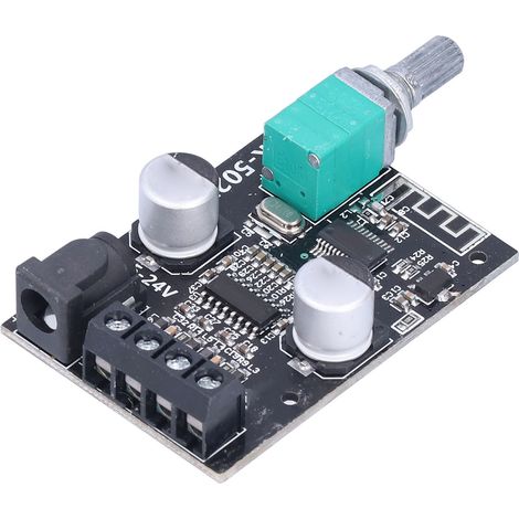Carte amplificateur de puissance Bluetooth ZK‑502L, Module Audio numérique stéréo pour haut-parleurs DIY (1/5)