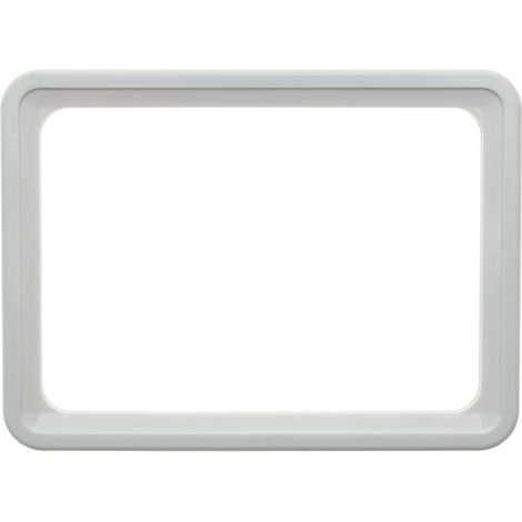 PrimeMatik - Cadre pour les signes, le marquage et des affiches, de couleur blanc A6 taille 150x110mm (1/4)