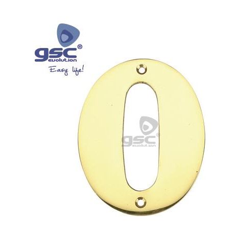 Porte numéro 0 en acier inoxydable avec vis GSC 003302600