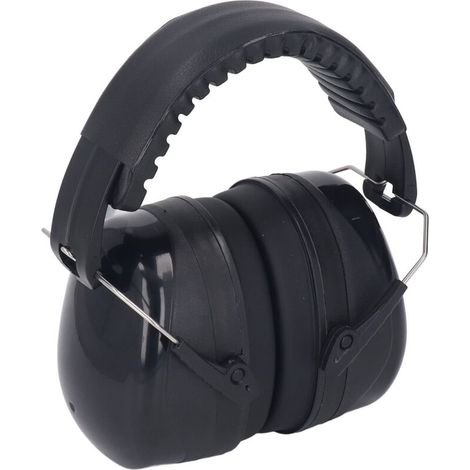 Cache-oreilles Insonorisés, Cache-oreilles de sécurité Réglables pour la Réduction du Bruit, Cache-oreilles de Protection Auditive pour l'apprentissage du Sommeil Noir (1/5)