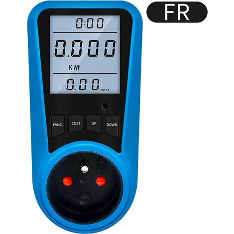 Misuratore di corrente digitale, spina UE, voltmetro CA, tester di energia, spina standard US UK AU FR BR IT (1/5)