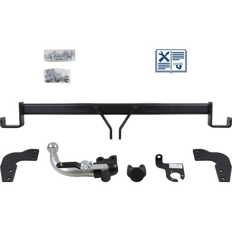 Attelage rotule démontable GDW + faisceau Trail-Tec universel 7 broches - CITROËN C3 Pluriel (1/2)