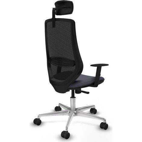 Piqueras y Crespo Mardos Ergonomischer Bürostuhl in Dunkelgrau