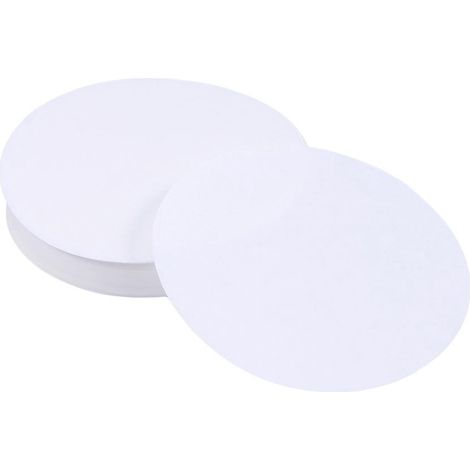 200 feuilles de papier filtre de 9 cm de diamètre, débit moyen, qualité supérieure, pour laboratoire scolaire-White