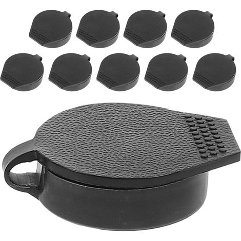 Cache-poussière pour Serrure de Porte en Plastique Noir, Étanche Forte Résistance aux Intempéries, pour Armoires Électriques en Zones Industrielles (1/5)
