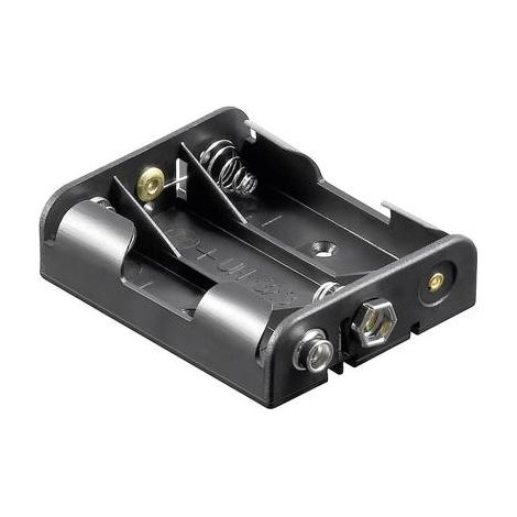 Velleman BH331B Support de pile 3x LR6 (AA) (L x l x H) 56 x 48 x 16 mm (1/2)