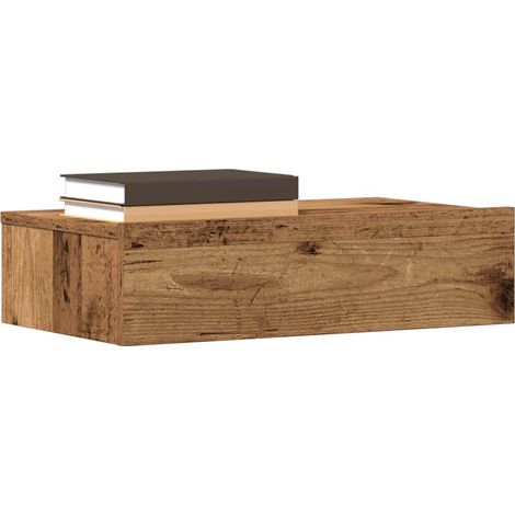 Nachttisch Altholz-Optik 60x35 cm Holzwerkstoff