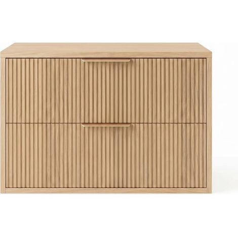 Badezimmerschrank Unter Dem Waschbecken Rea Mono 80Cm Beige