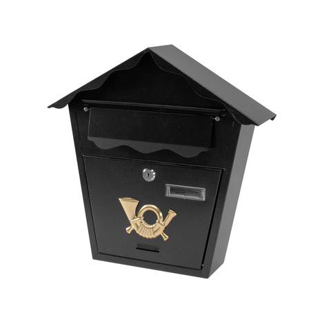 Briefkasten ROMANTIC, 360x355x100 mm, Post, braun