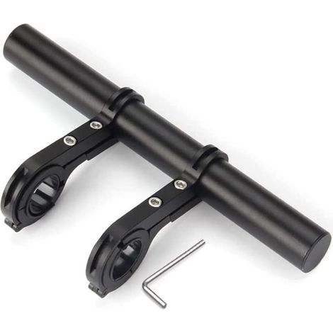 Rallonge de guidon de vélo à souder - 20 cm Noir - (1/5)