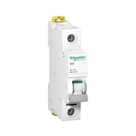 Interruptor seccionador ISW 63A 1P con capacidad de cortocircuito de 4,2 kA