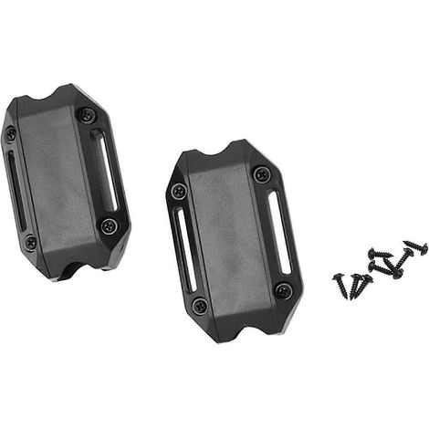 1 paire de protections de pare-chocs noires anti-rayures pour BMW R1200GS (accessoires) (1/5)