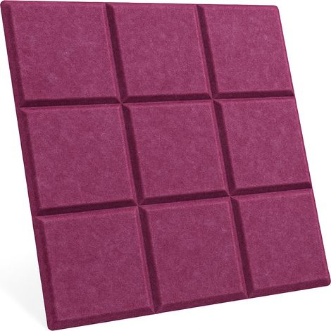 3D-Filzwandpaneele, quadratische Kopfstütze, selbstklebend, Akustikweich (1/5)