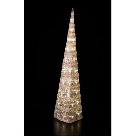Albero di Natale a Led con Luce Calda 90 cm