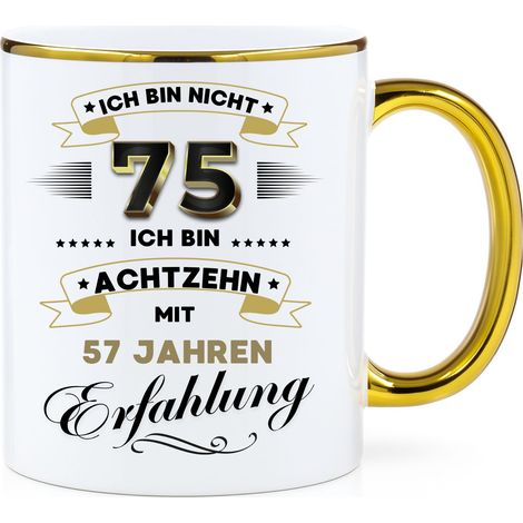 Divertente tazza regalo per il 75° compleanno (1/2)