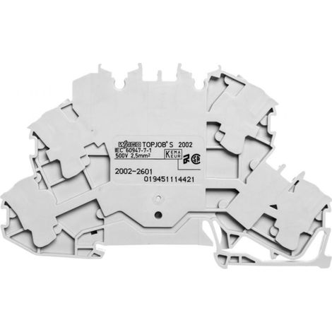 Connettore passante a doppio piano 2002-2601