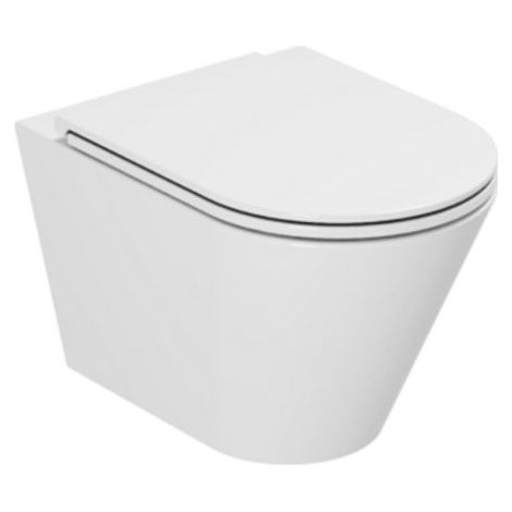 WC Azzurra Forma Sospeso Vortice Senza Brida 54x37 bianco (1/2)