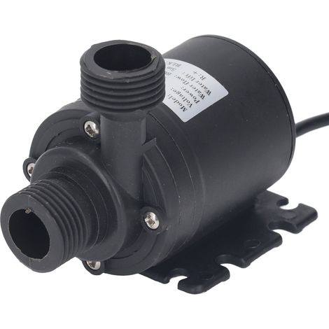 Pompe immergée silencieuse 800L/H 200GPH hauteur 5M pour fontaine hydroponie bassin aquarium entrée sortie 20mm DC6-12V (1/5)