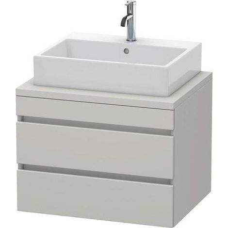 Meuble de sous-console DURASTYLE 512x700x548mm chêne noir / blanc mat