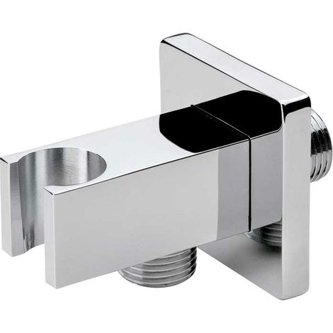 "PRESA ACQUA CON SUPPORTO DOCCETTA LUSSO QUADRO 1/2"""" x 1/2"