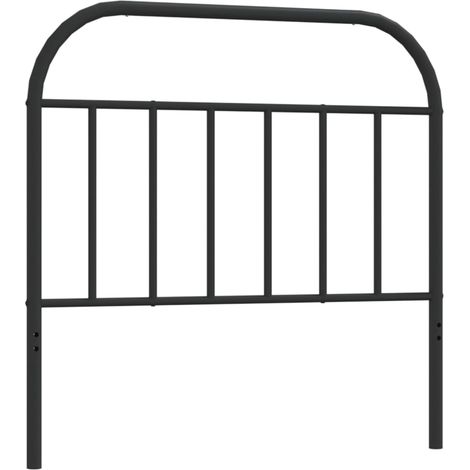 Testiera accessorio per camera da letto mobile 100 cm metallo nero TDL0202452