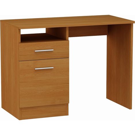 Scrivania e cassettiera BODO DSP in legno di ontano da 100 cm.