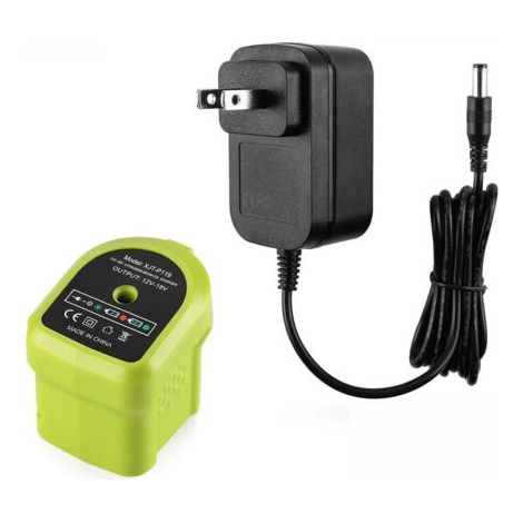 Applicable P117 Dual Chemie Schnellladegerät Ersatz für Ryobi 12V-18V Lithium NiCad NiMh Akku für Ryobi 18-Volt One+ P102 P108 P189 P197 P103 P105 P107 P190 P191 PBP002 PBP002 05 (nur Ladegerät). (1/5)