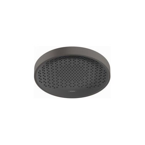 tête de douche 360 1jet noir chromé brossé
