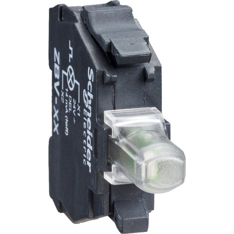 Harmony - bloc lum clignot XB4-XB5 - 230/240VAC - LED Universelle - vis étrier