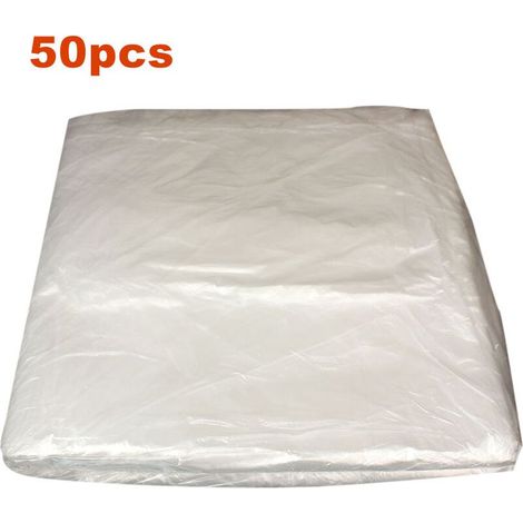 Housses de siège de voiture jetables en plastique transparentes, protection universelle anti-poussière pour siège auto, lot de 50 pièces (1/5)