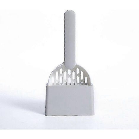 Pelle à litière pour chat en plastique avec base, outil de nettoyage pour animaux de compagnie (1/4)