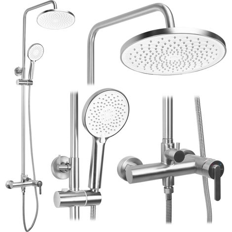 SHOWER SET REA JS-H1190N ONTARIO BRUSH NICKIEL