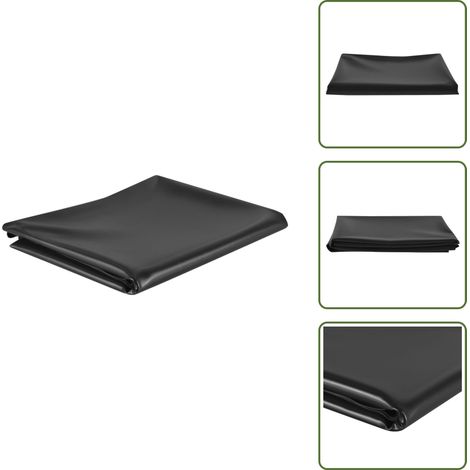 Teichfolie Schwarz 4x4 m PVC 0,5 mm - Teichfolie - PVC-Folie - Teichbau - Gartenteich - Fischteich (1/5)