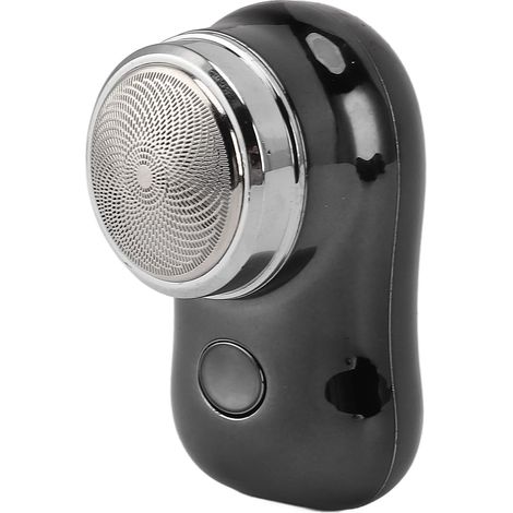 Taille-barbe mini compact rechargeable USB-C silencieux coupe-barbe électrique 400mAh pour voyage voiture noir (1/5)
